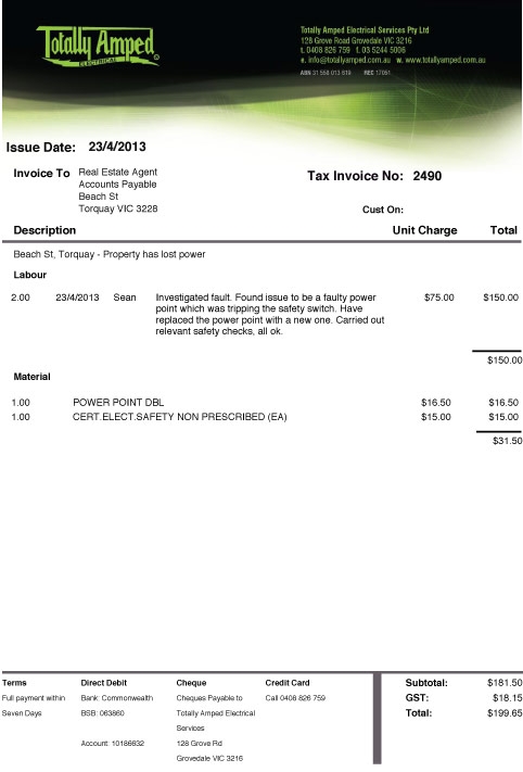 Invoice Invoice